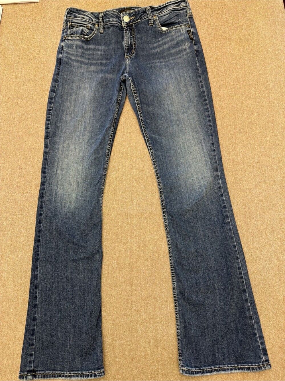 Women's Silver Jeans Avery Slim Boot Cut Size 33x33